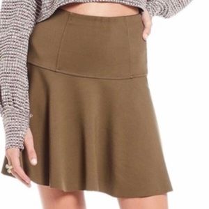Free People A-Line Mini Skirt